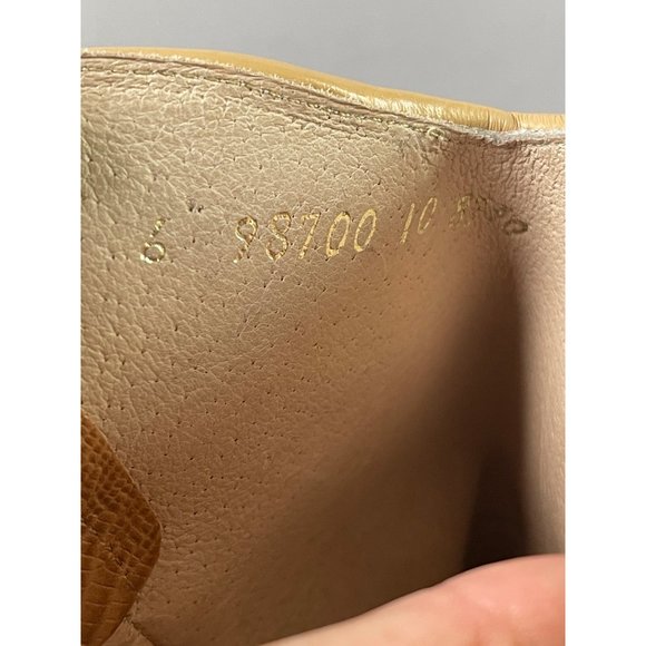 Vintage Western Mid Calf Suede & Leather Lizard Embossed Boots Light Tan Size 6 - Picture 10 of 10